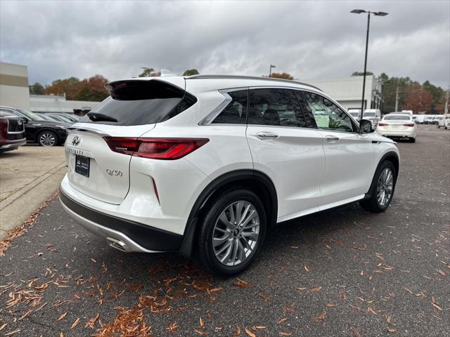 new 2025 INFINITI QX50 car, priced at $50,260