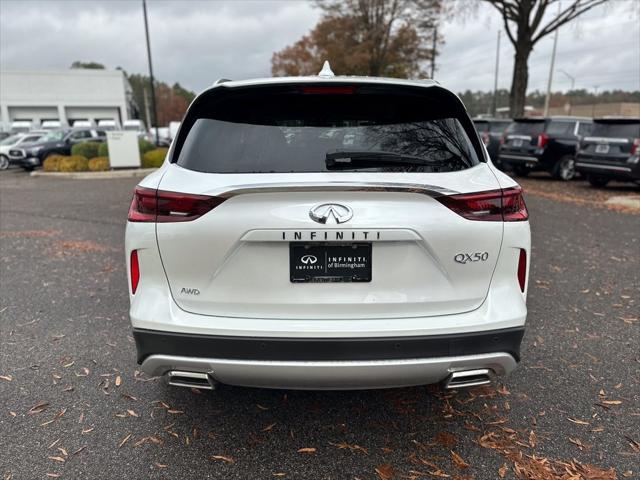 new 2025 INFINITI QX50 car, priced at $50,260