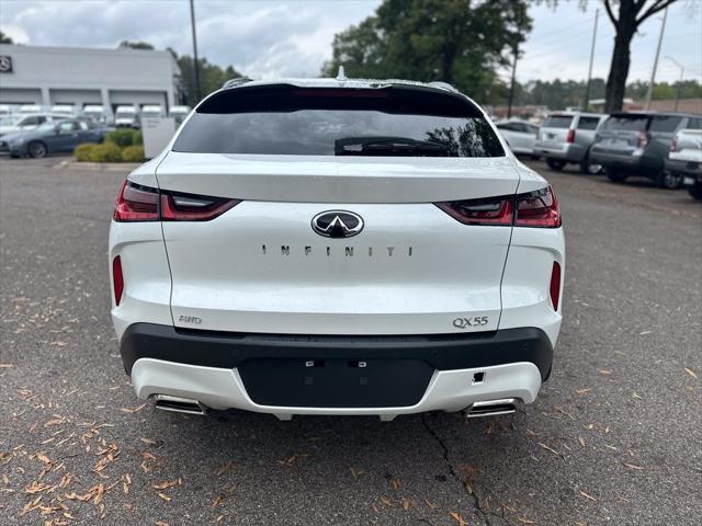 new 2025 INFINITI QX55 car, priced at $52,985