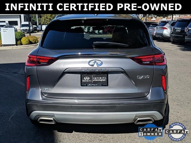 used 2021 INFINITI QX50 car, priced at $28,034