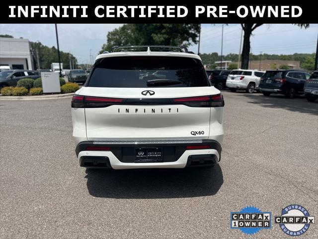 used 2025 INFINITI QX60 car, priced at $55,216