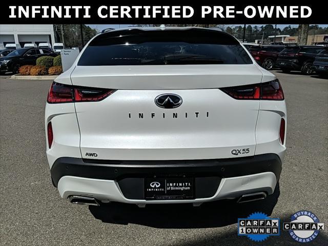 used 2023 INFINITI QX55 car, priced at $40,400