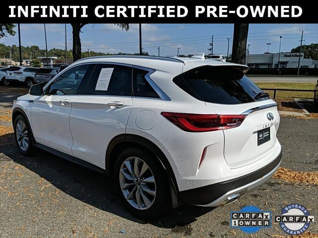 used 2021 INFINITI QX50 car, priced at $31,943