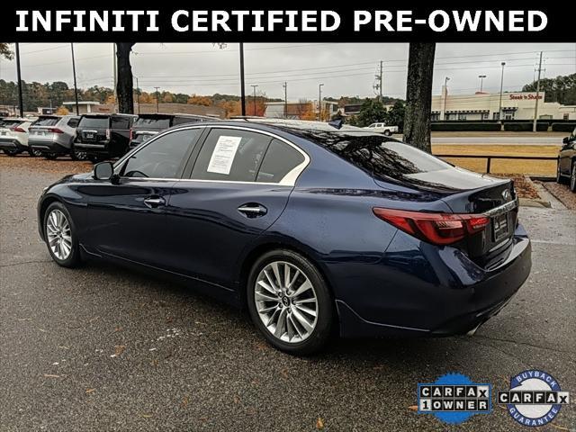 used 2021 INFINITI Q50 car, priced at $30,000