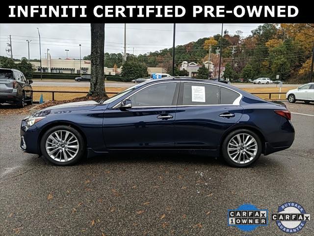 used 2021 INFINITI Q50 car, priced at $30,000