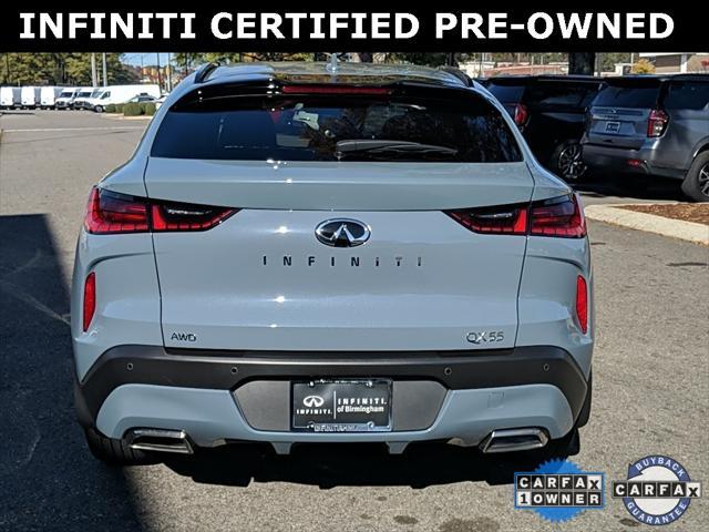 used 2024 INFINITI QX55 car, priced at $47,920