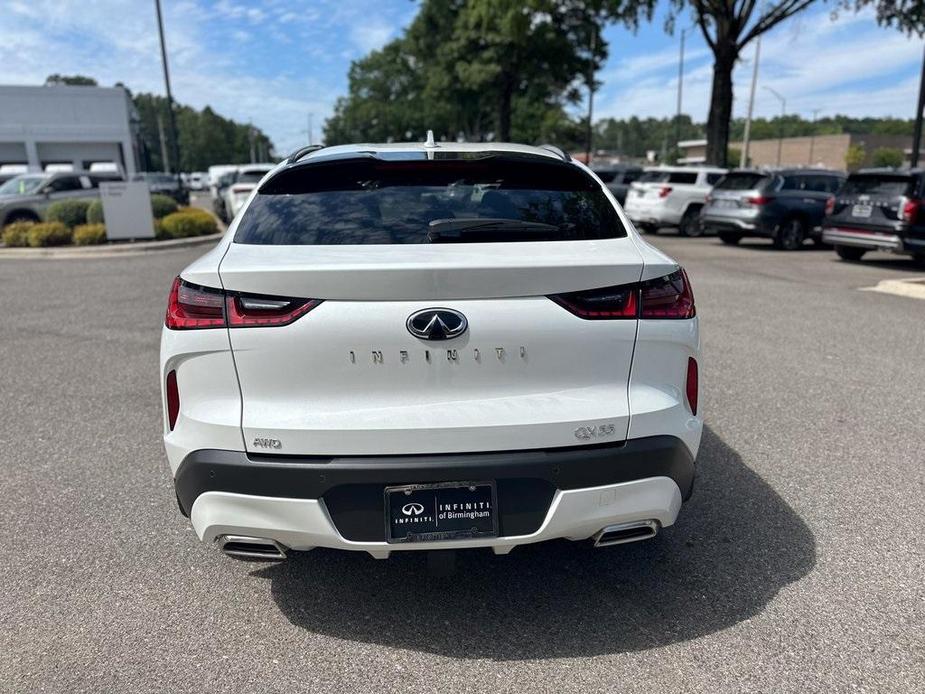 new 2025 INFINITI QX55 car, priced at $54,705