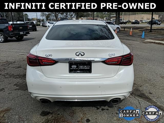 used 2021 INFINITI Q50 car, priced at $28,657