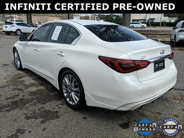 used 2021 INFINITI Q50 car, priced at $28,657