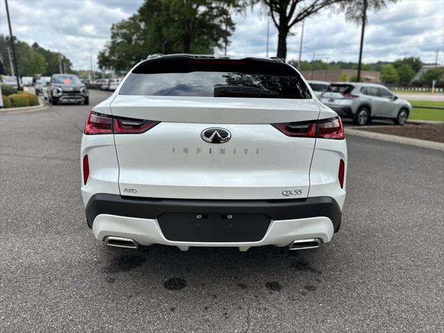 new 2025 INFINITI QX55 car, priced at $58,080