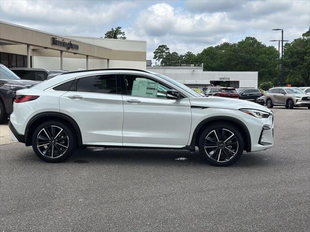 new 2025 INFINITI QX55 car, priced at $58,080