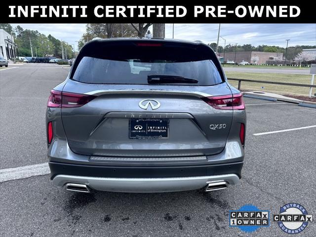 used 2024 INFINITI QX50 car, priced at $37,705