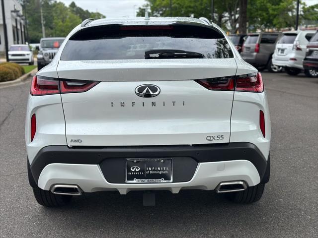 new 2025 INFINITI QX55 car, priced at $55,315