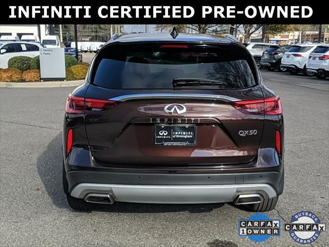 used 2021 INFINITI QX50 car, priced at $29,000