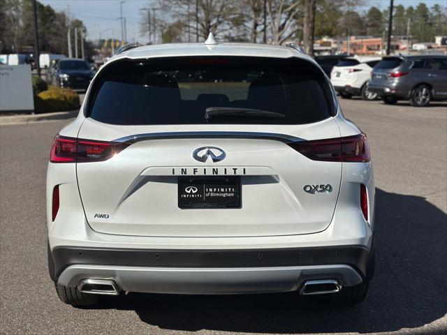 new 2025 INFINITI QX50 car, priced at $48,370