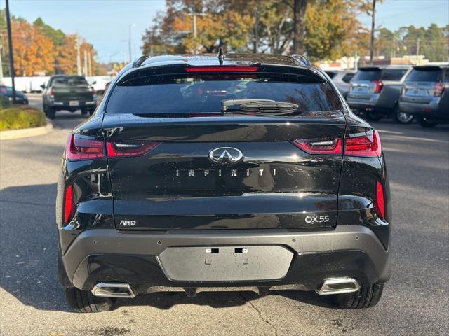 new 2025 INFINITI QX55 car, priced at $52,085