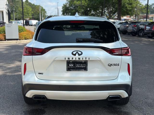 new 2025 INFINITI QX50 car, priced at $54,170