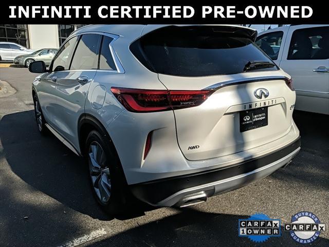 used 2021 INFINITI QX50 car, priced at $30,965