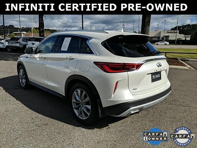 used 2022 INFINITI QX50 car, priced at $36,000