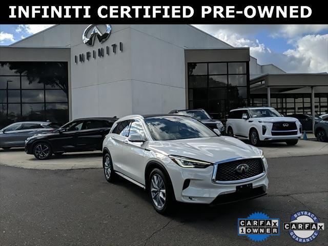 used 2022 INFINITI QX50 car, priced at $36,000