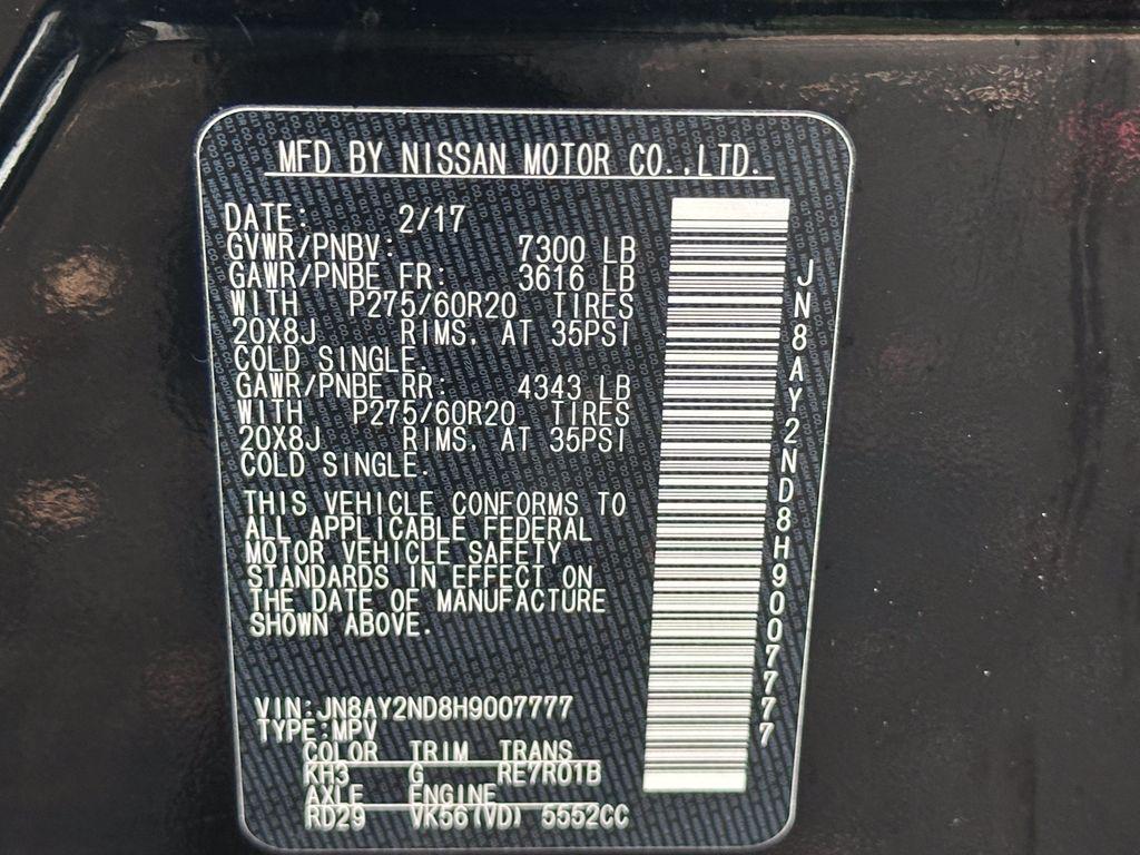 used 2017 Nissan Armada car, priced at $17,033