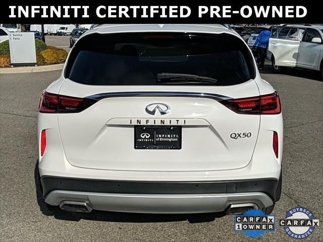 used 2022 INFINITI QX50 car, priced at $30,595