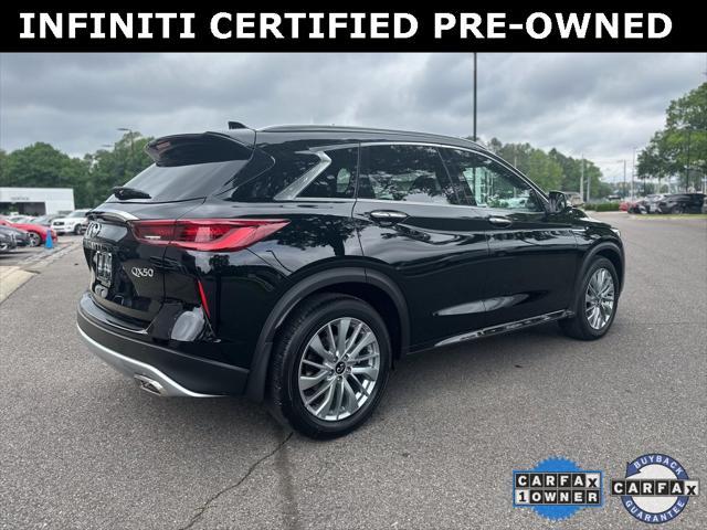 used 2024 INFINITI QX50 car, priced at $38,156