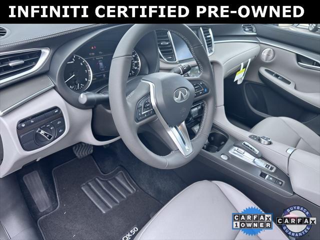 used 2024 INFINITI QX50 car, priced at $38,156