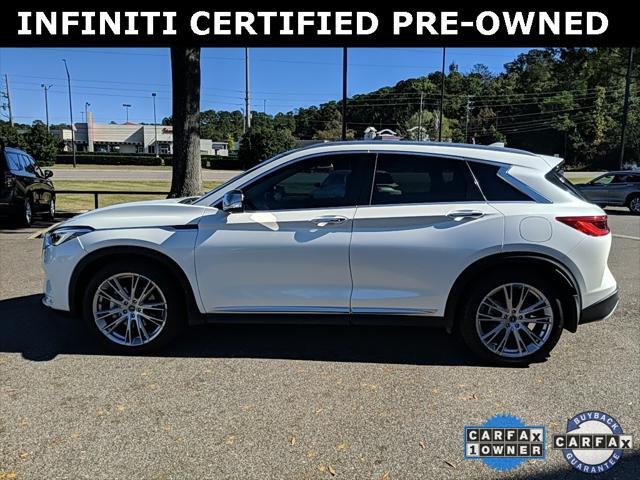 used 2021 INFINITI QX50 car, priced at $31,135