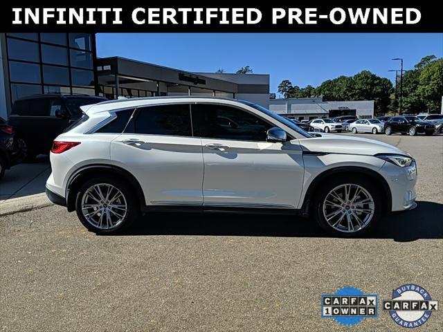 used 2021 INFINITI QX50 car, priced at $31,135