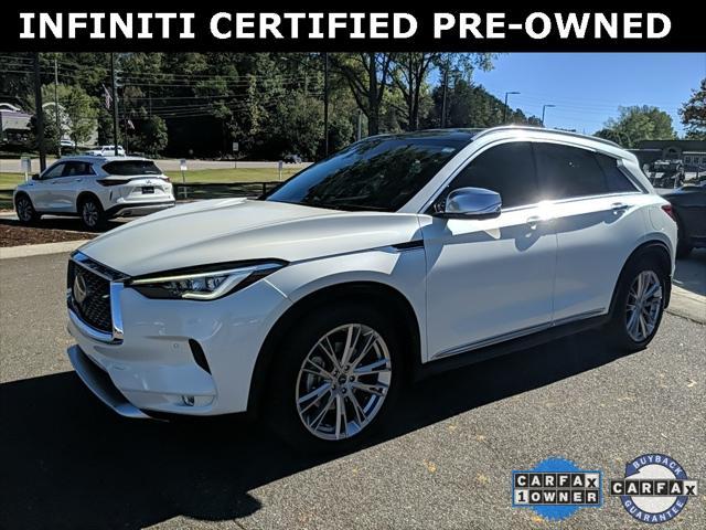 used 2021 INFINITI QX50 car, priced at $31,135