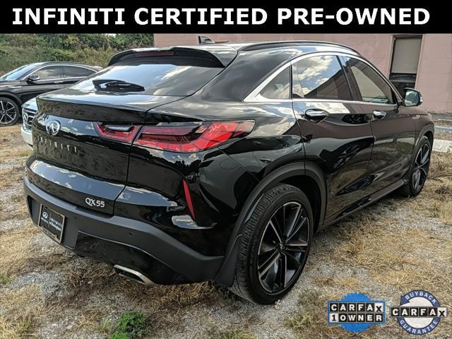 used 2022 INFINITI QX55 car, priced at $39,789