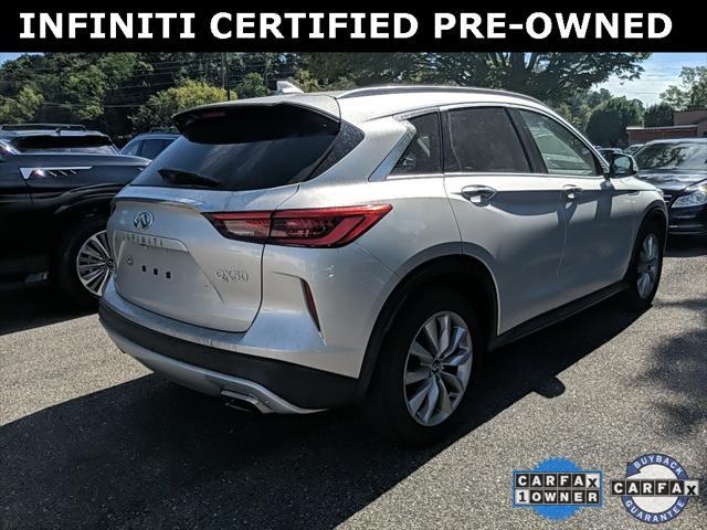 used 2021 INFINITI QX50 car, priced at $30,704