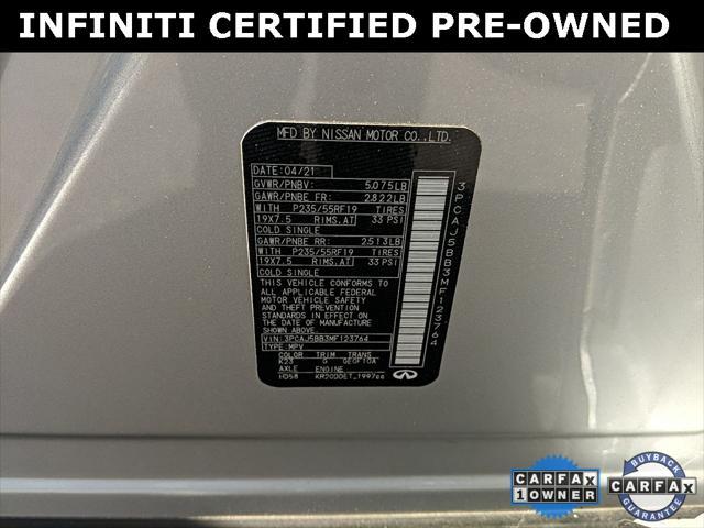 used 2021 INFINITI QX50 car, priced at $30,704