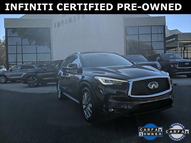 used 2021 INFINITI QX50 car, priced at $29,854