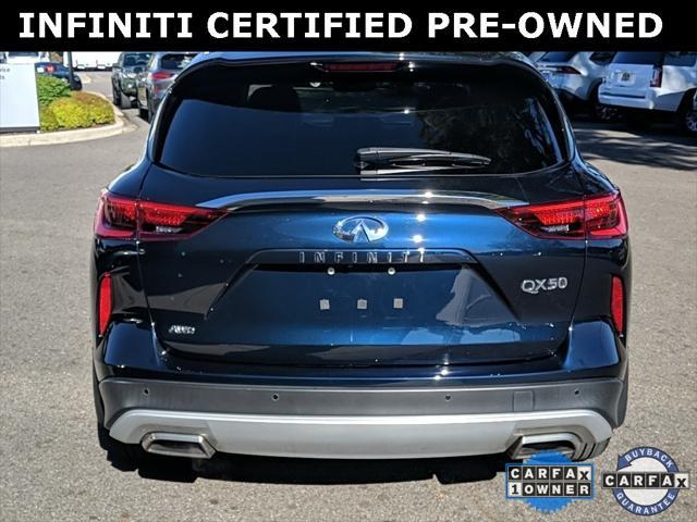 used 2021 INFINITI QX50 car, priced at $28,319