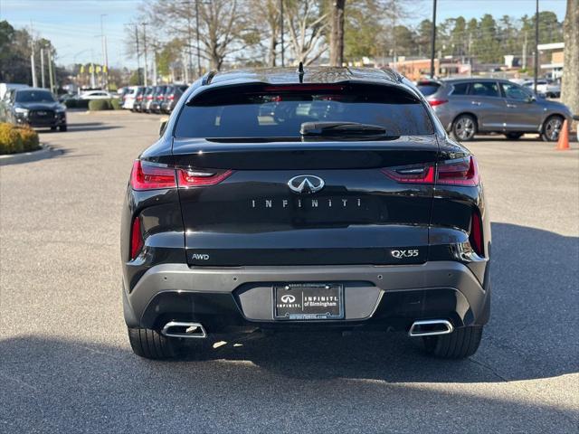 new 2025 INFINITI QX55 car, priced at $52,085