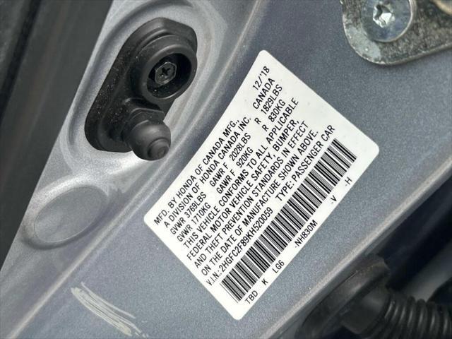 used 2019 Honda Civic car, priced at $21,997