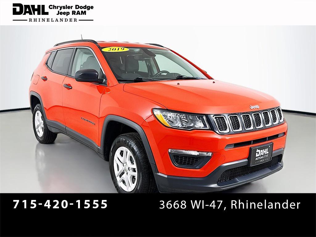 used 2019 Jeep Compass car, priced at $16,900
