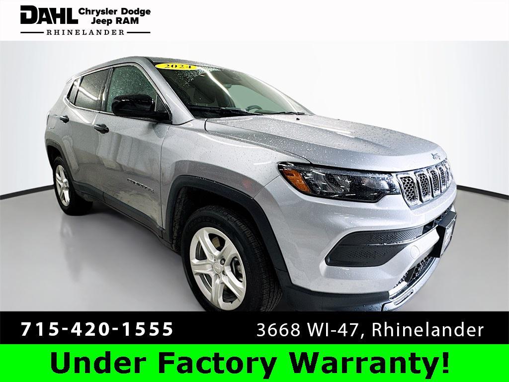 used 2024 Jeep Compass car, priced at $22,900