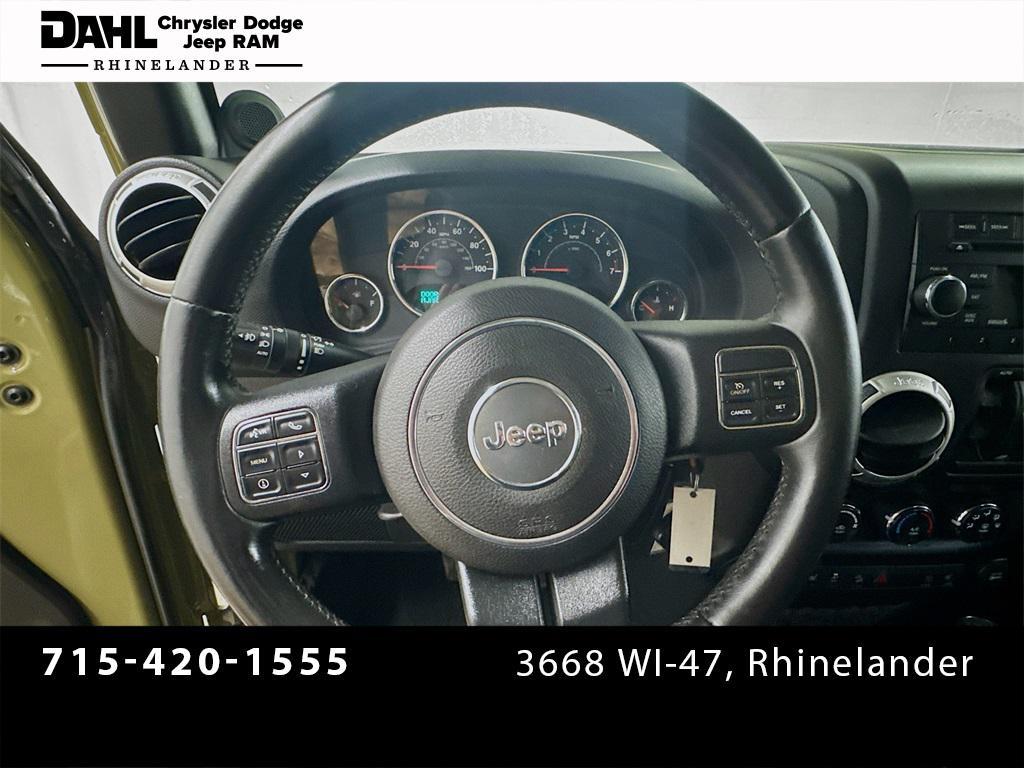 used 2013 Jeep Wrangler Unlimited car, priced at $15,400