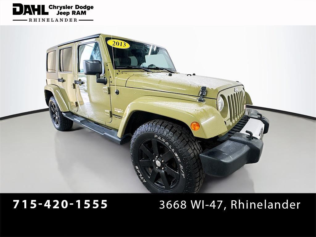 used 2013 Jeep Wrangler Unlimited car, priced at $15,400