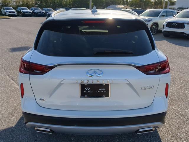 new 2025 INFINITI QX50 car, priced at $50,170