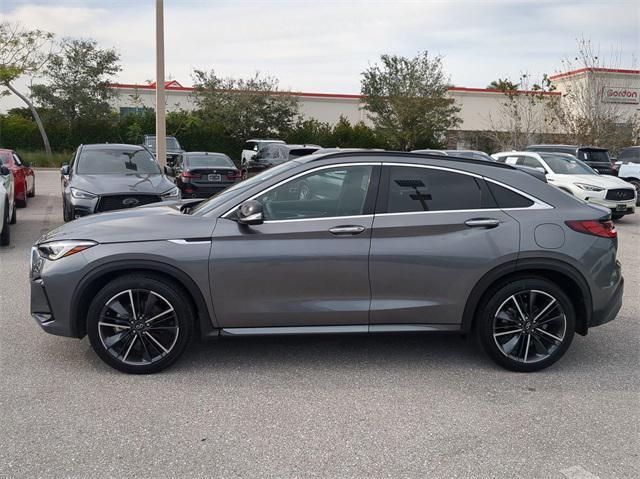 used 2023 INFINITI QX55 car, priced at $37,499