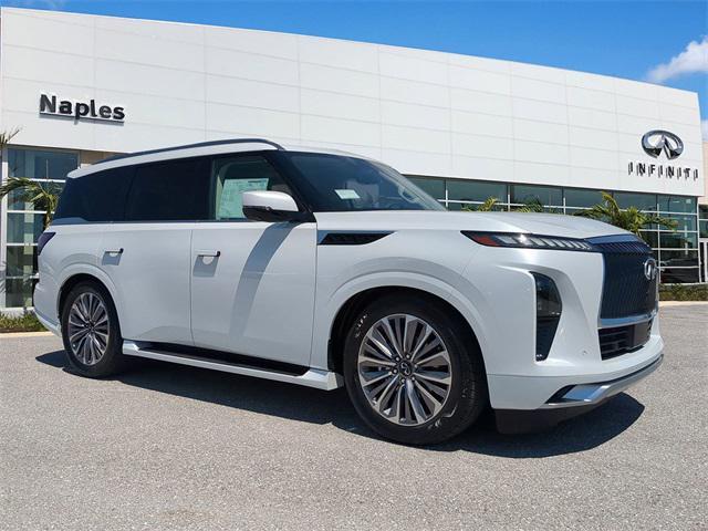 new 2025 INFINITI QX80 car, priced at $93,000
