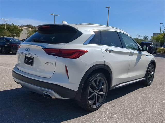 used 2021 INFINITI QX50 car, priced at $31,312