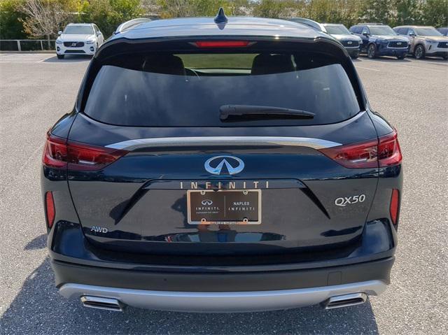 new 2025 INFINITI QX50 car, priced at $48,370