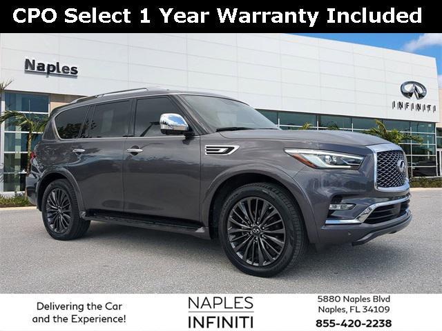 used 2023 INFINITI QX80 car, priced at $43,499