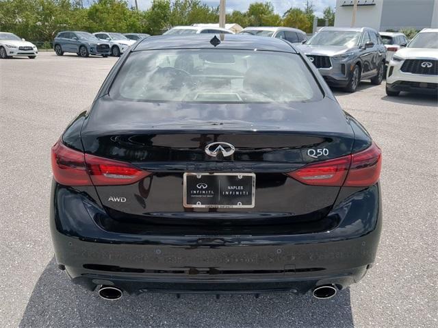 new 2024 INFINITI Q50 car, priced at $53,965