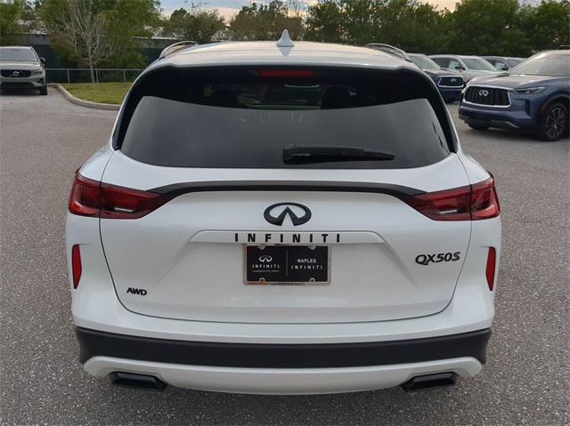 new 2025 INFINITI QX50 car, priced at $54,835